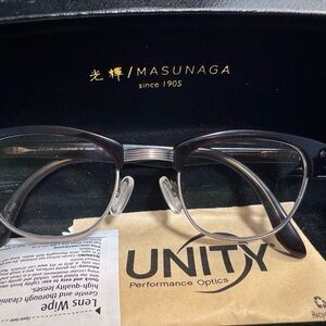 Masunaga GMS 32  Glasses - titanium acetate